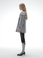 Layered Hoodie | Grey