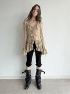 Shalott Lace Blouse | Sand