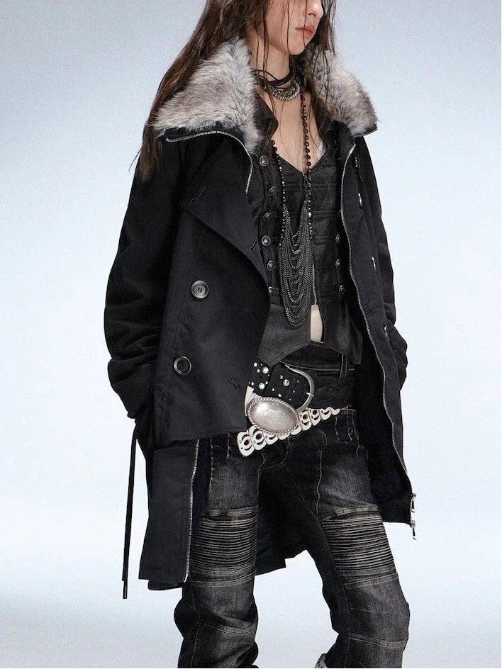 Long Barn Coat | Black