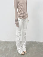 Skinny Flares | White