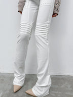 Skinny Flares | White