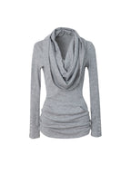 2 Ways to Wear Knit Top | Grey