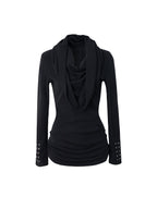 2 Ways to Wear Knit Top | Black