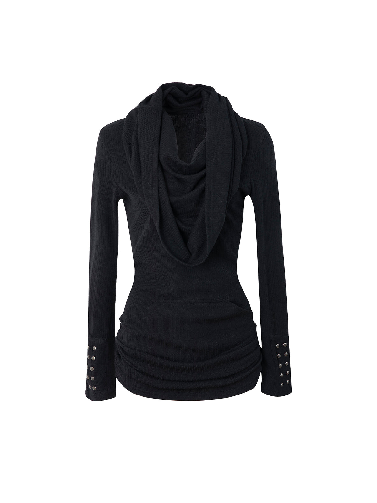 2 Ways to Wear Knit Top | Black