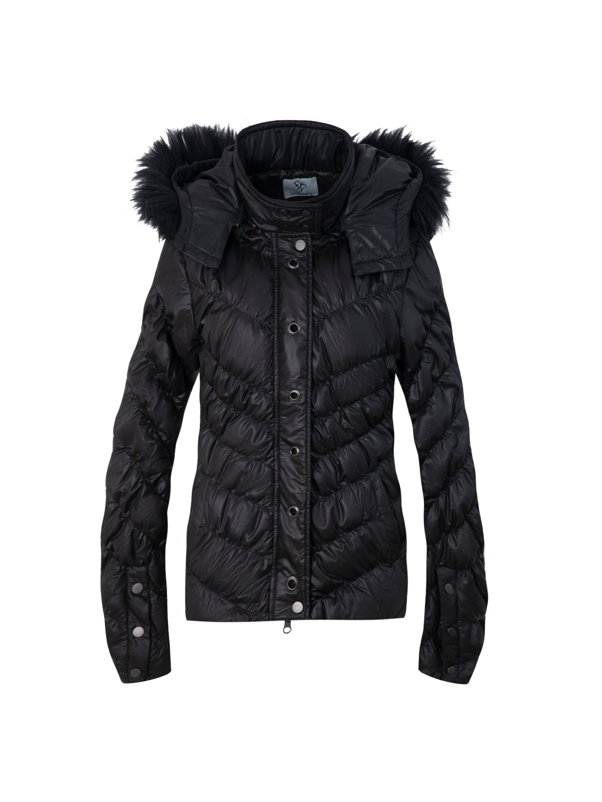 Quilted Down Jacket | Black