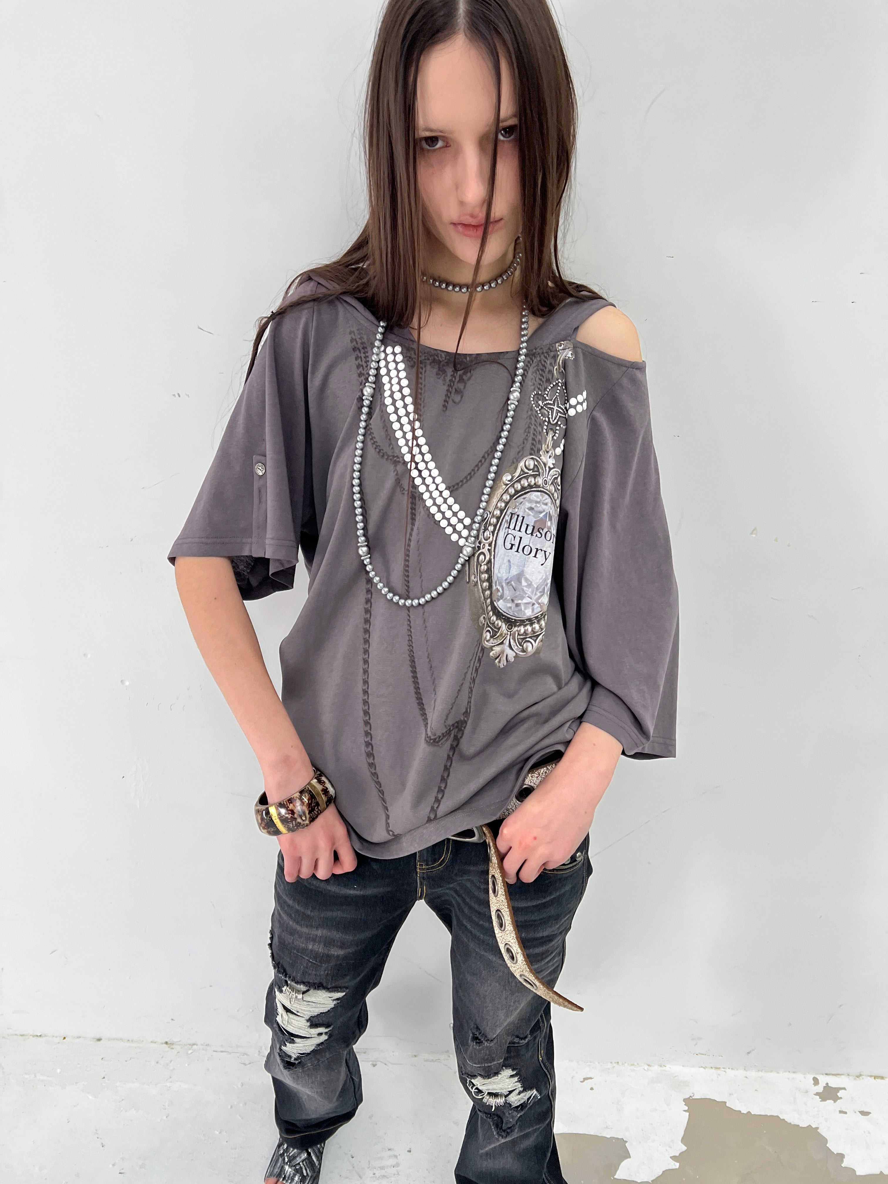 Batwing Hooded Top | Lilac