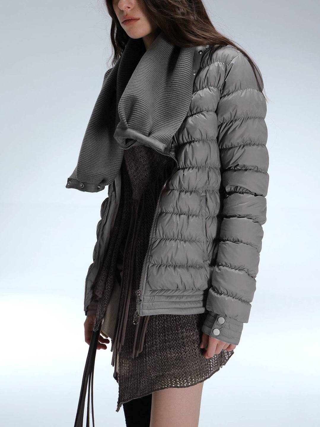 Slim Puffer | Mist Grey