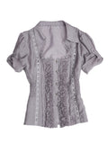 Midsummer Milkmaid Blouse | Lilac