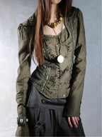 Artemis Lace Blouse | Green