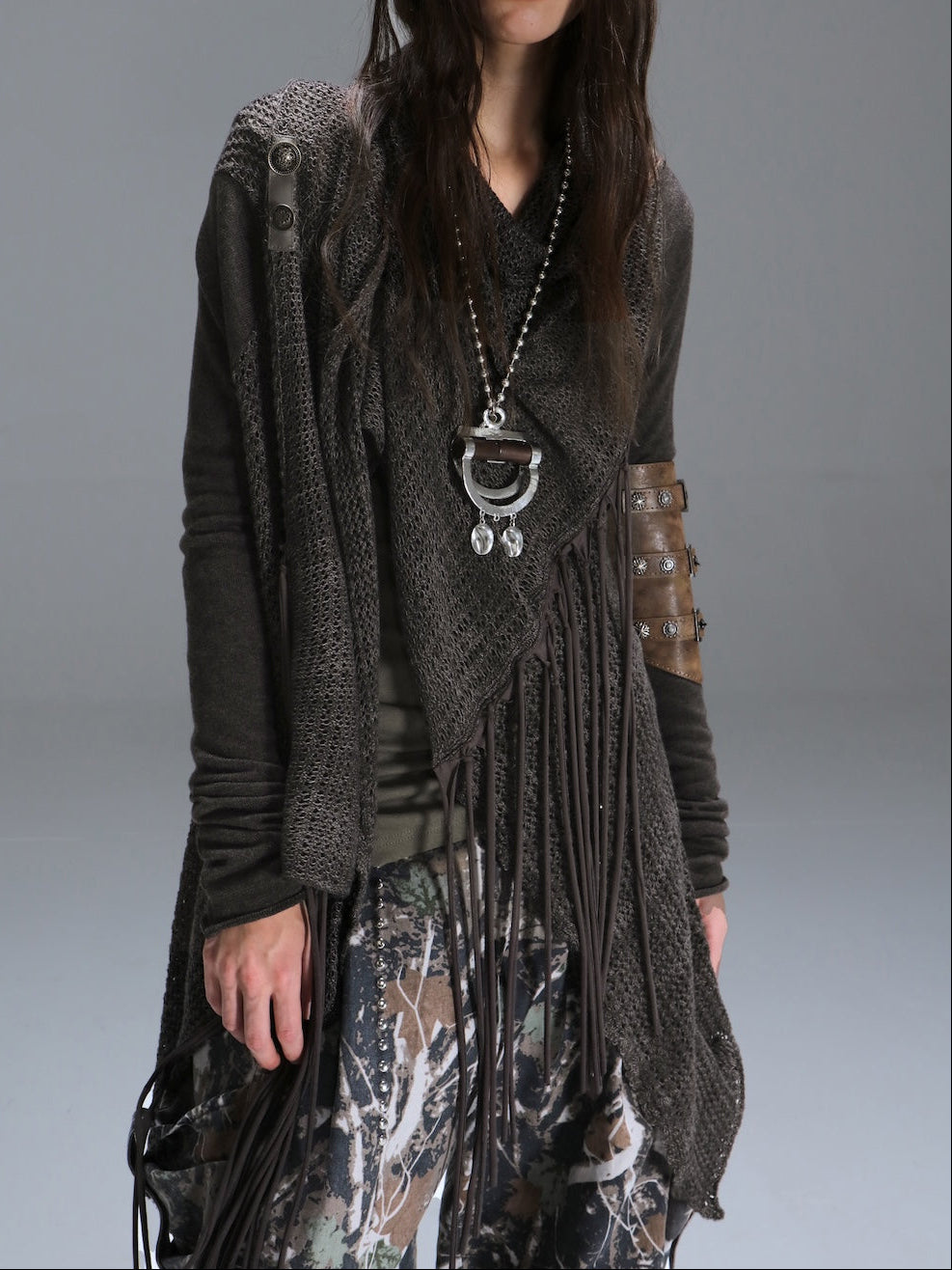Shawl Top | Brown