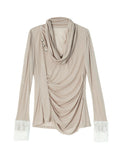 Shalott Draped Top  | 2 Colourways