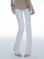 Skinny Flares | White