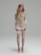 Shalott Draped Top  | 2 Colourways