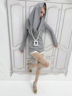 2 Ways to Wear Knit Top | Grey