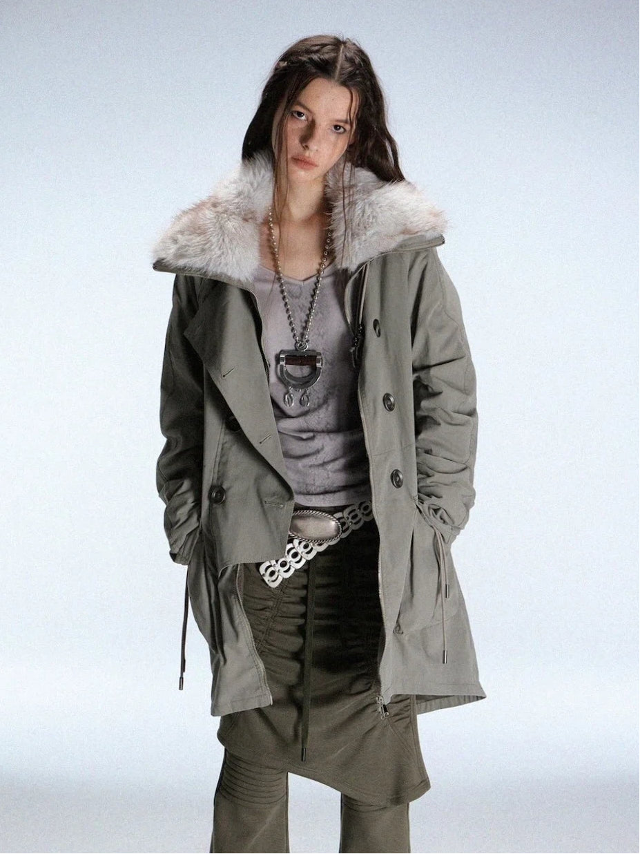Long Barn Coat | Khaki
