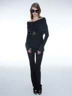 Skinny Flares | Black