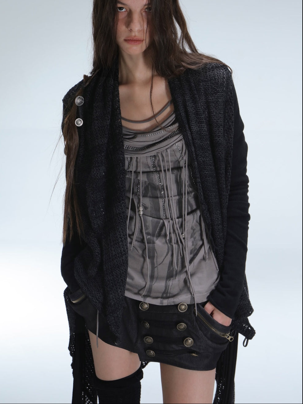 Shawl Top | Black
