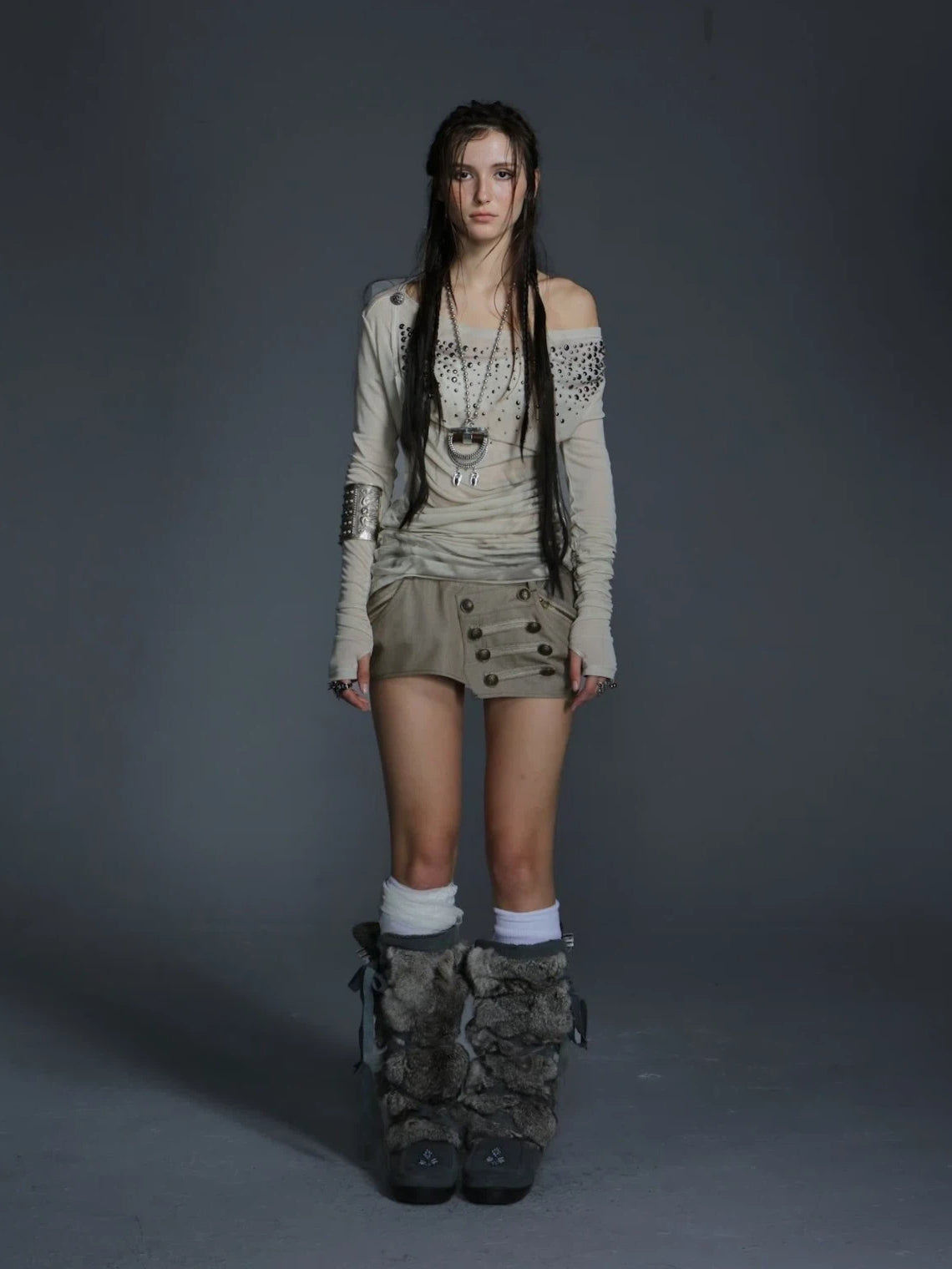 Napoleon Skort | Beige