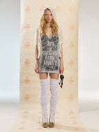 Midsummer Lace Cropped Hoodie