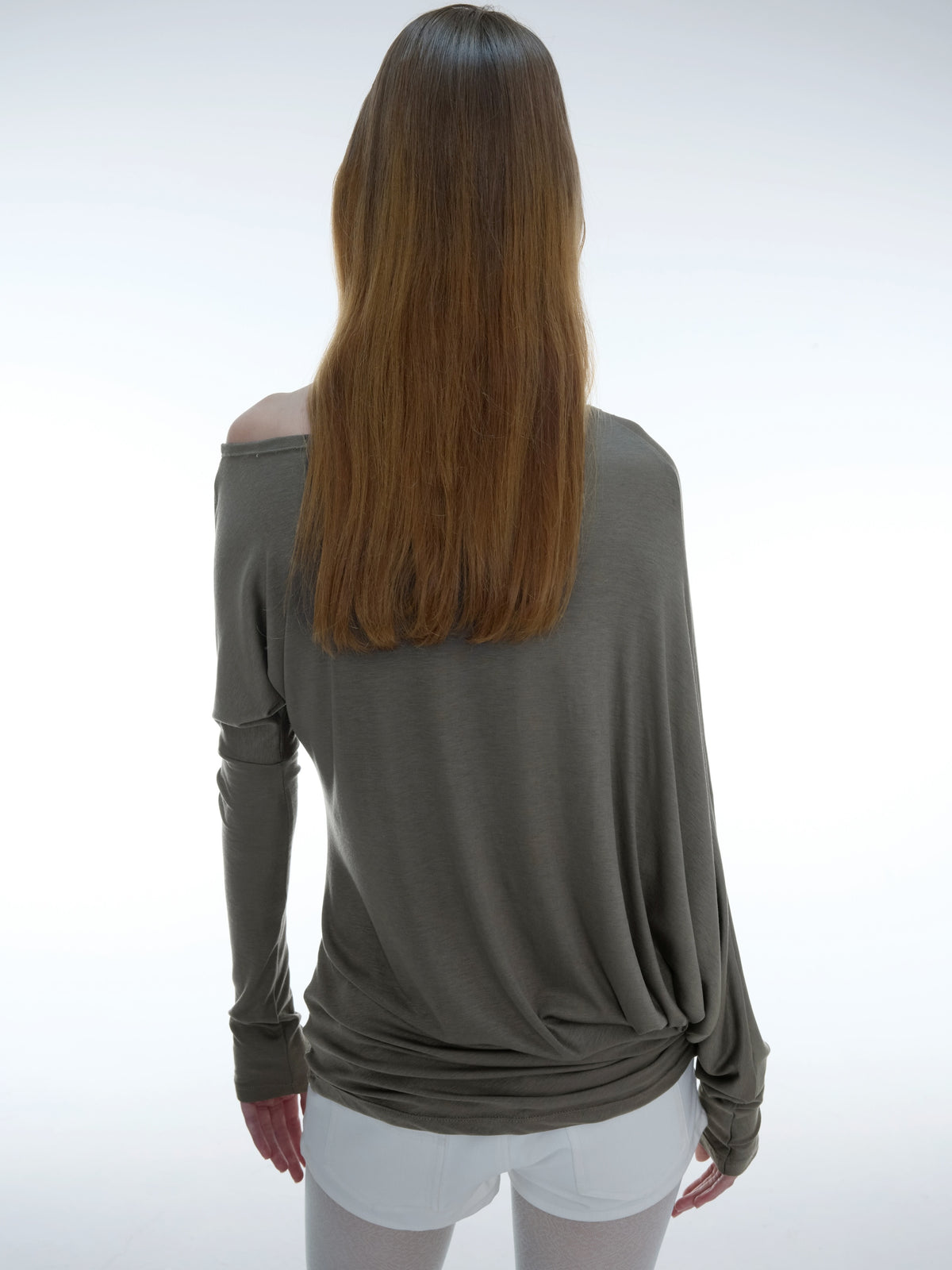 Baroque Slouch Top | Green
