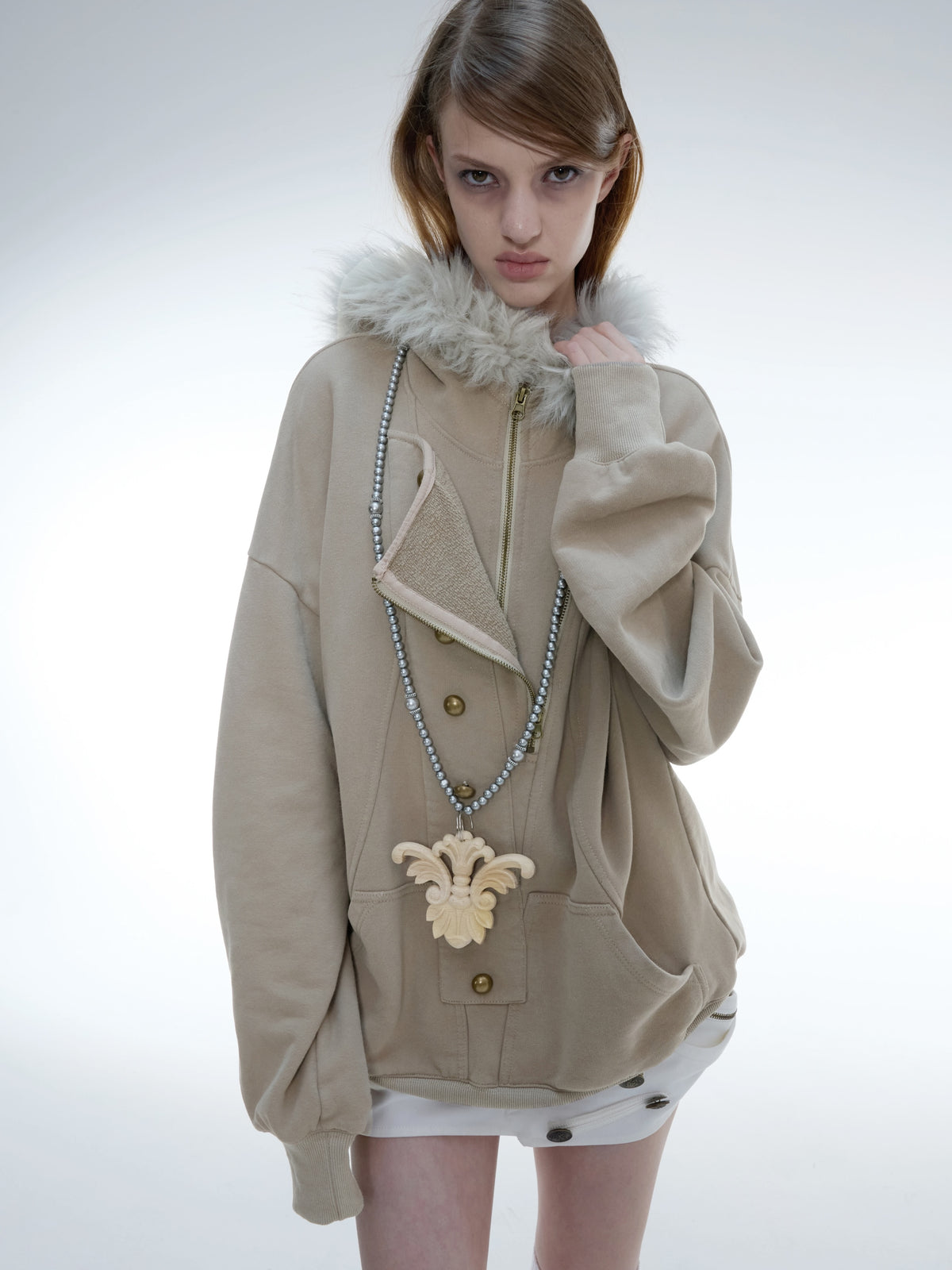 Armour Hoodie | Beige