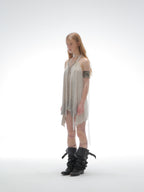 Faux Suede Tunic Dress