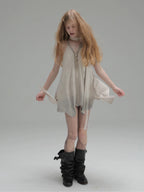 Faux Suede Tunic Dress