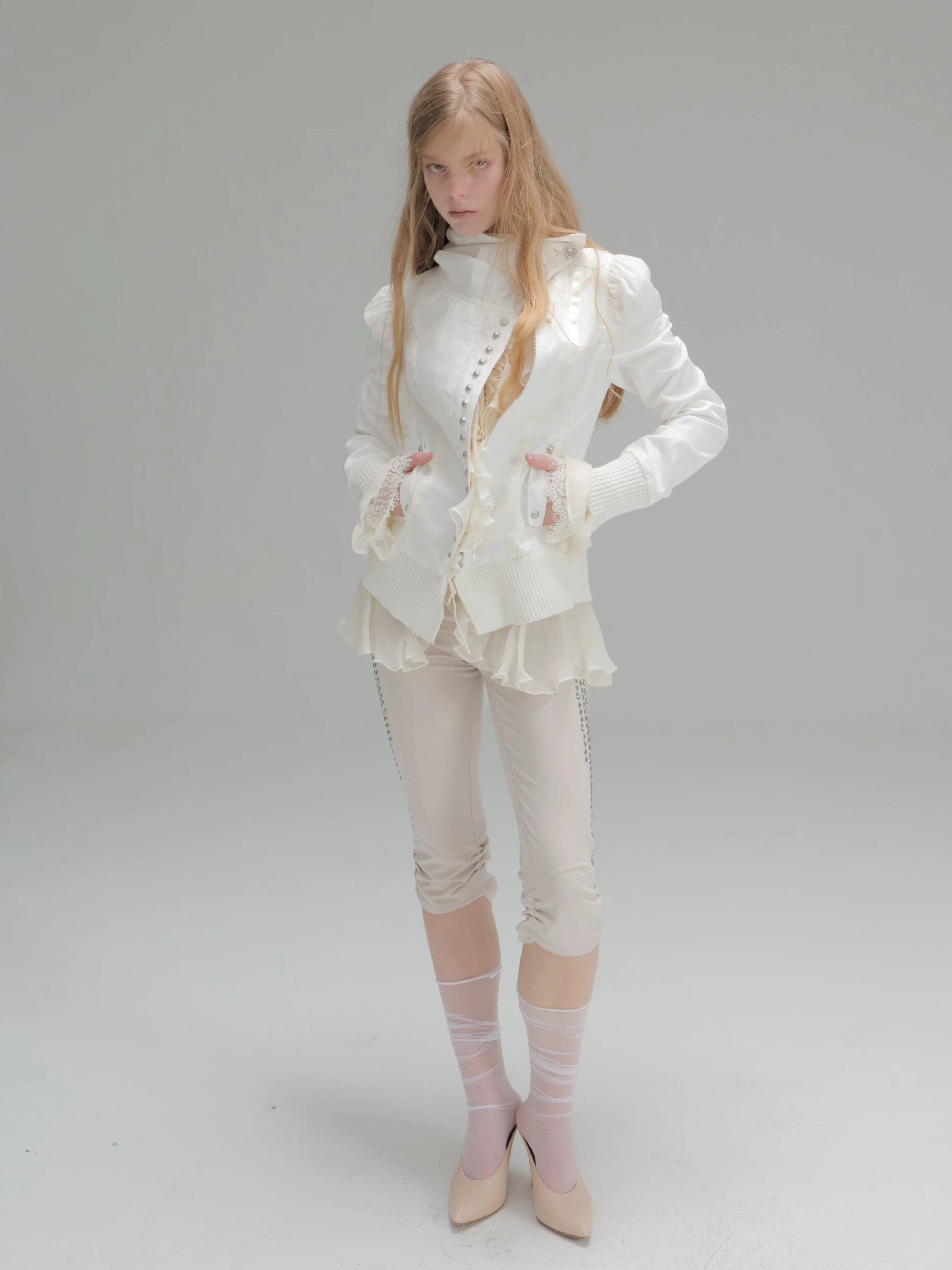 Capri Leggings  | Beige