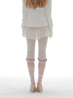 Capri Leggings  | Beige