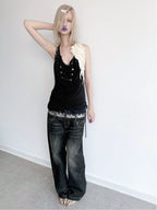 Double Waistband Jeans