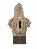 Hooded Batwing Top