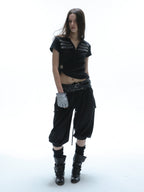 Capri Shorts | Black