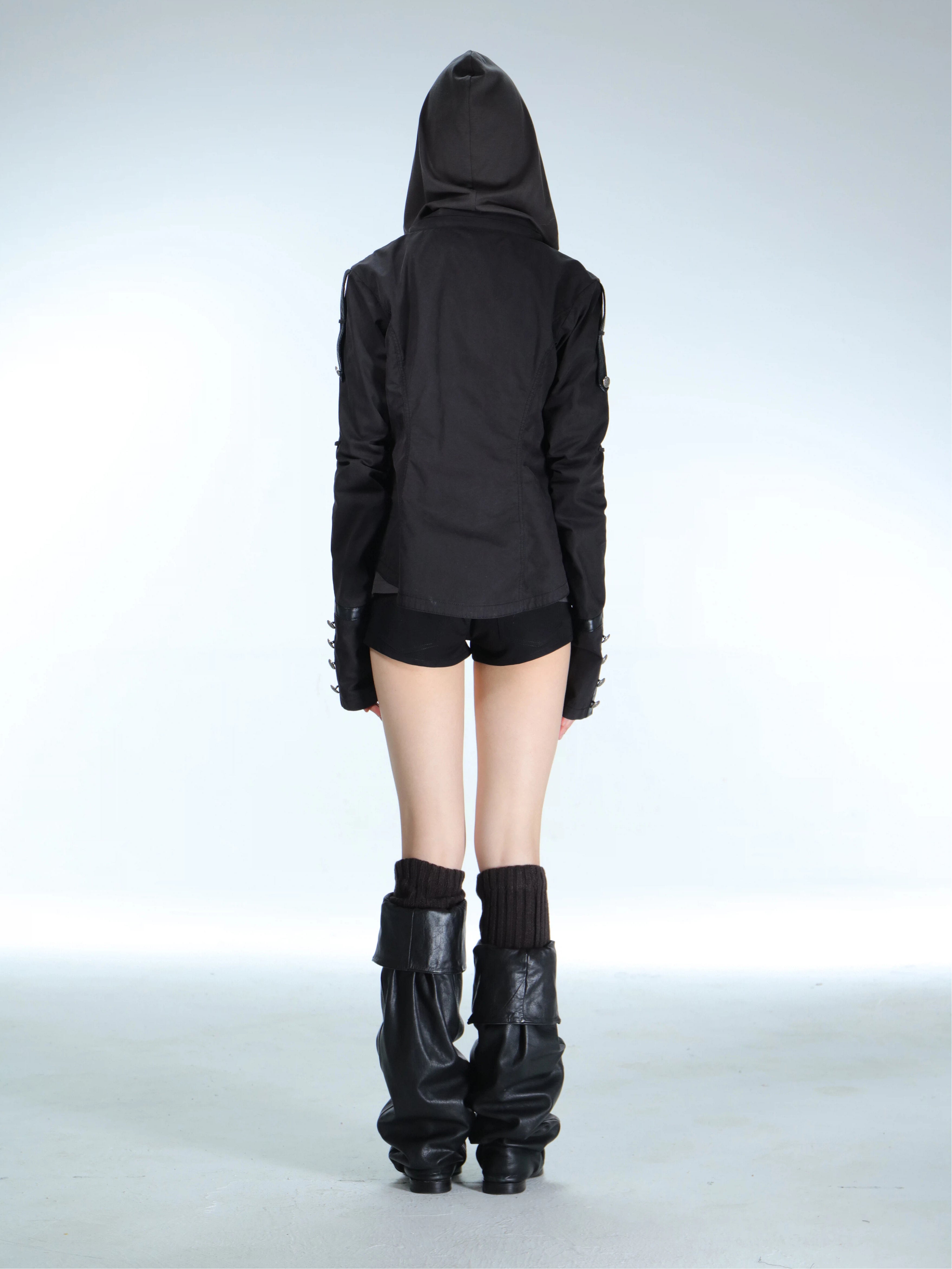 Ruched Shorts | Black