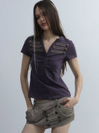 Victory Polo Shirt | Purple