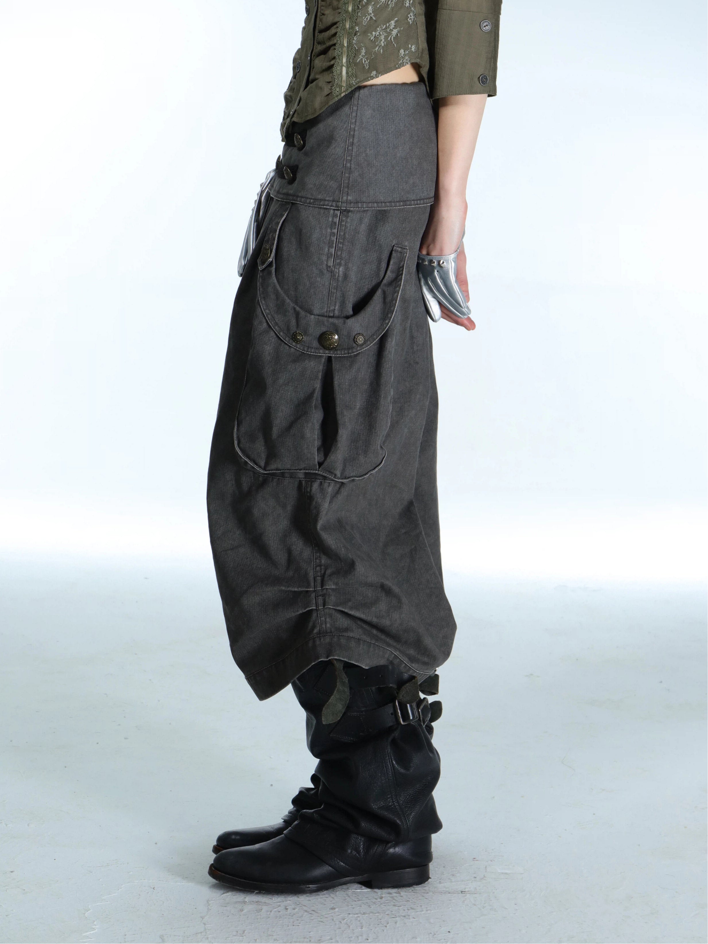 Victory Cargo Jorts | Grey