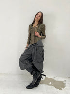 Victory Cargo Jorts | Grey